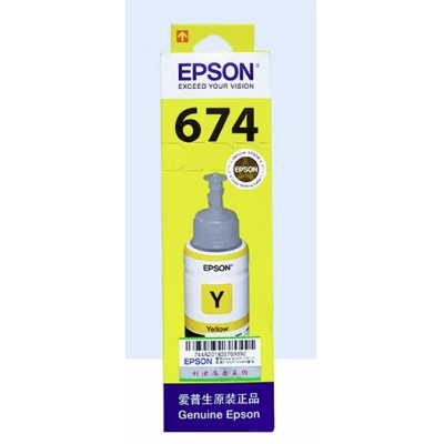 愛普生原裝墨水T6744黃色